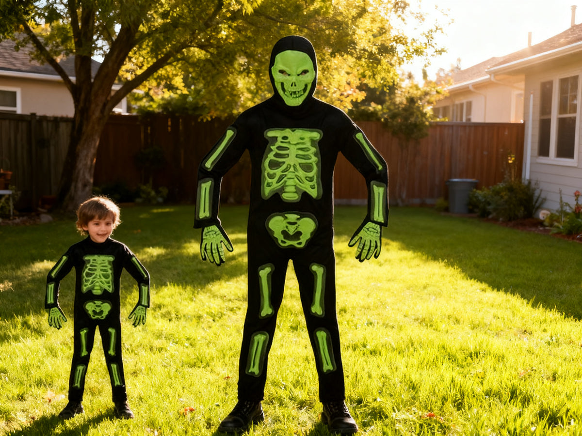 Disfraz Infantil Esqueleto Luminoso Unisex