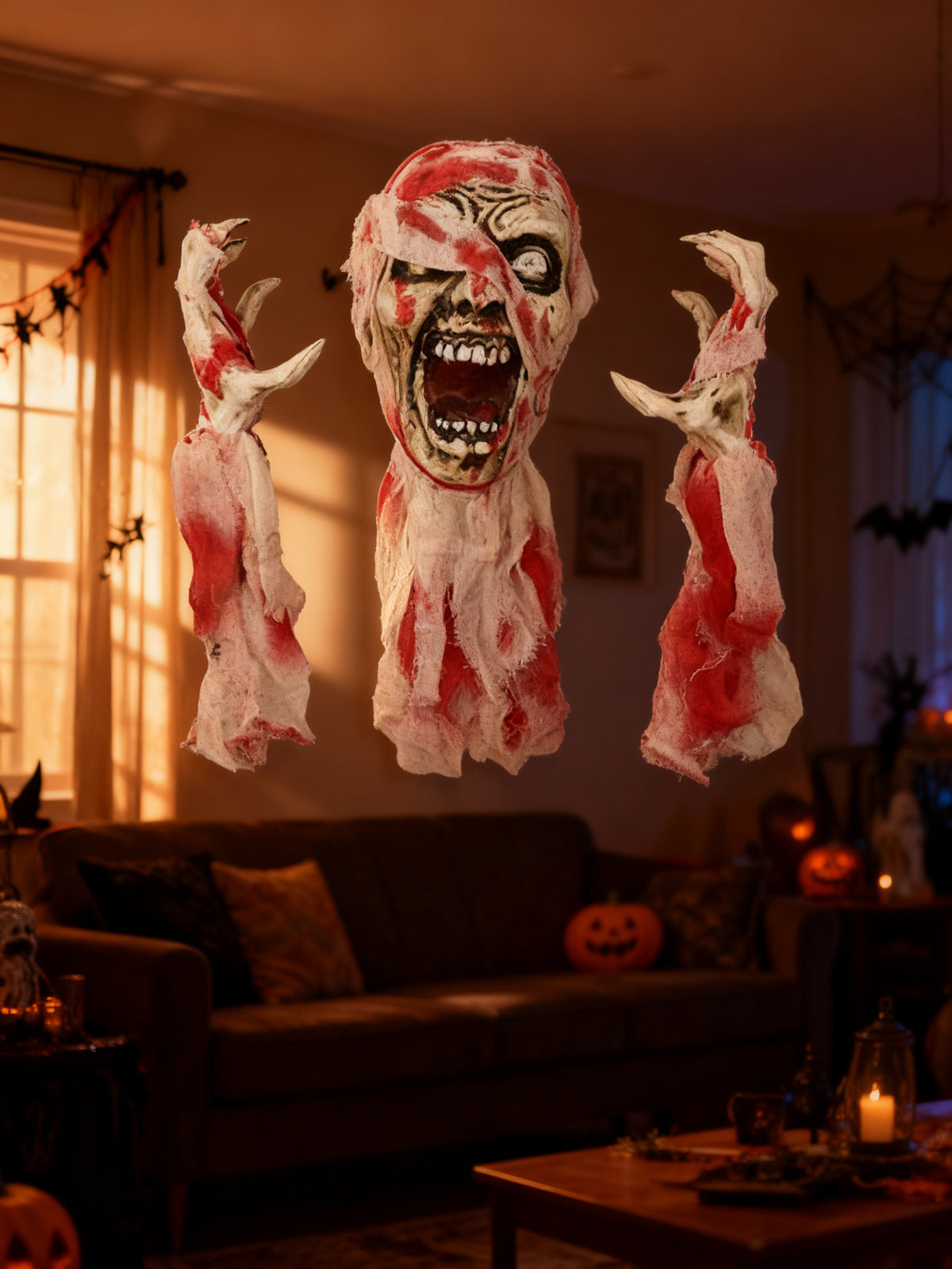 Fantasma Colgante Eléctrico de Halloween 1 Ud