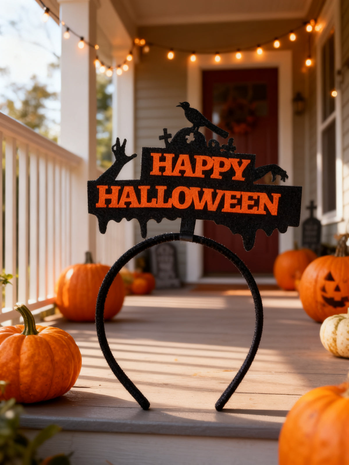 Diadema de Happy Halloween para Halloween