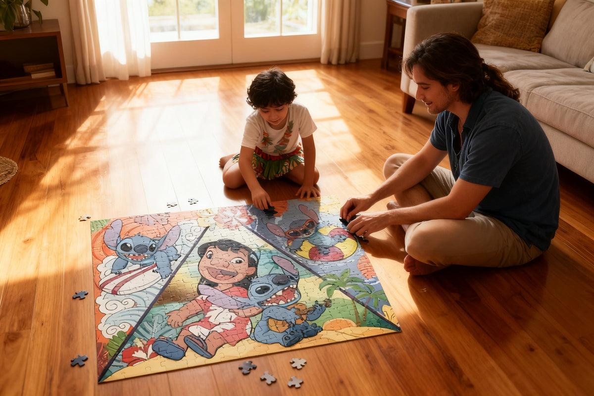 Puzzle Maxifloor Stitch Disney