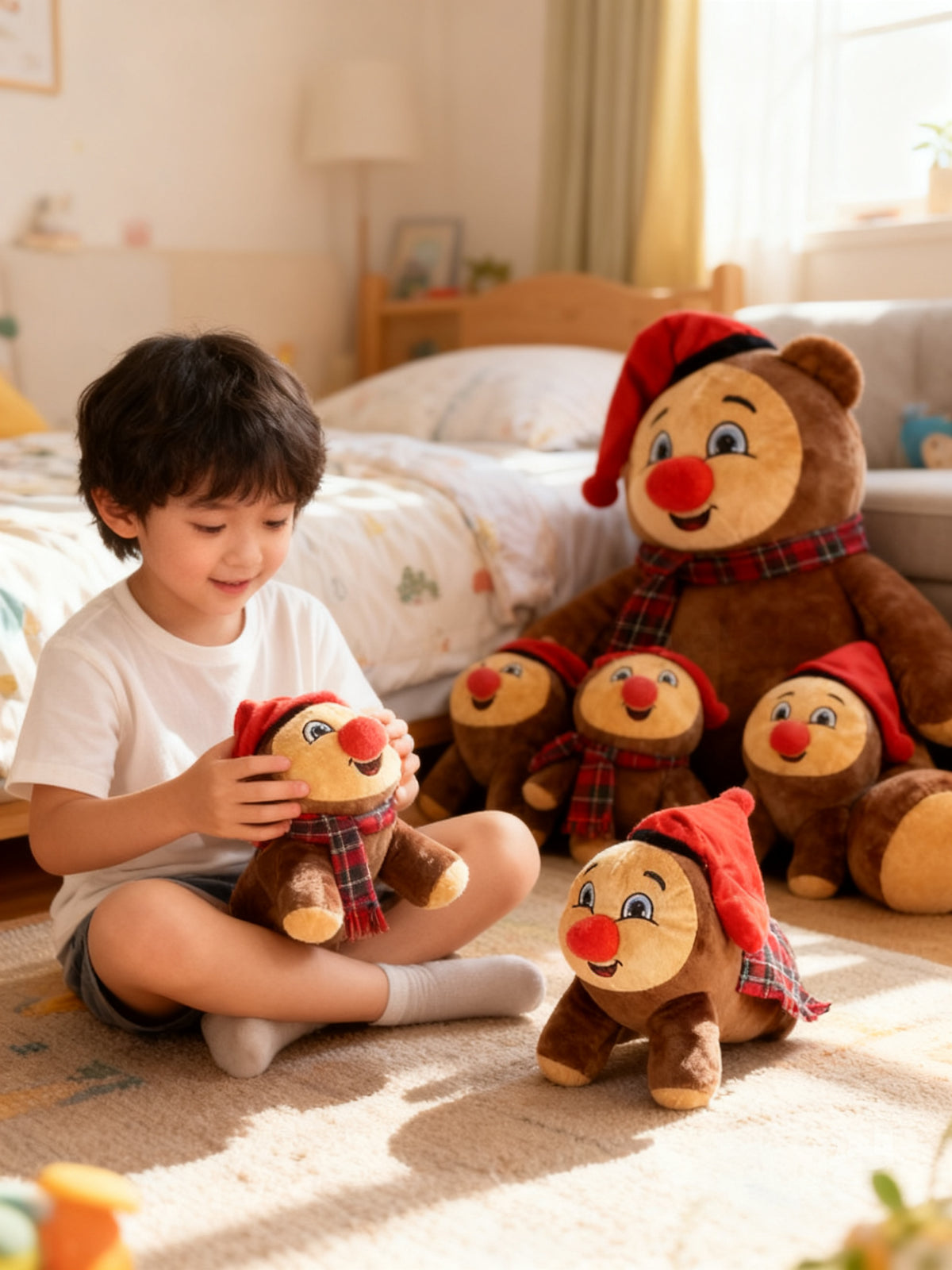 PELUCHE TRONCO NAVIDEÑO 16CM