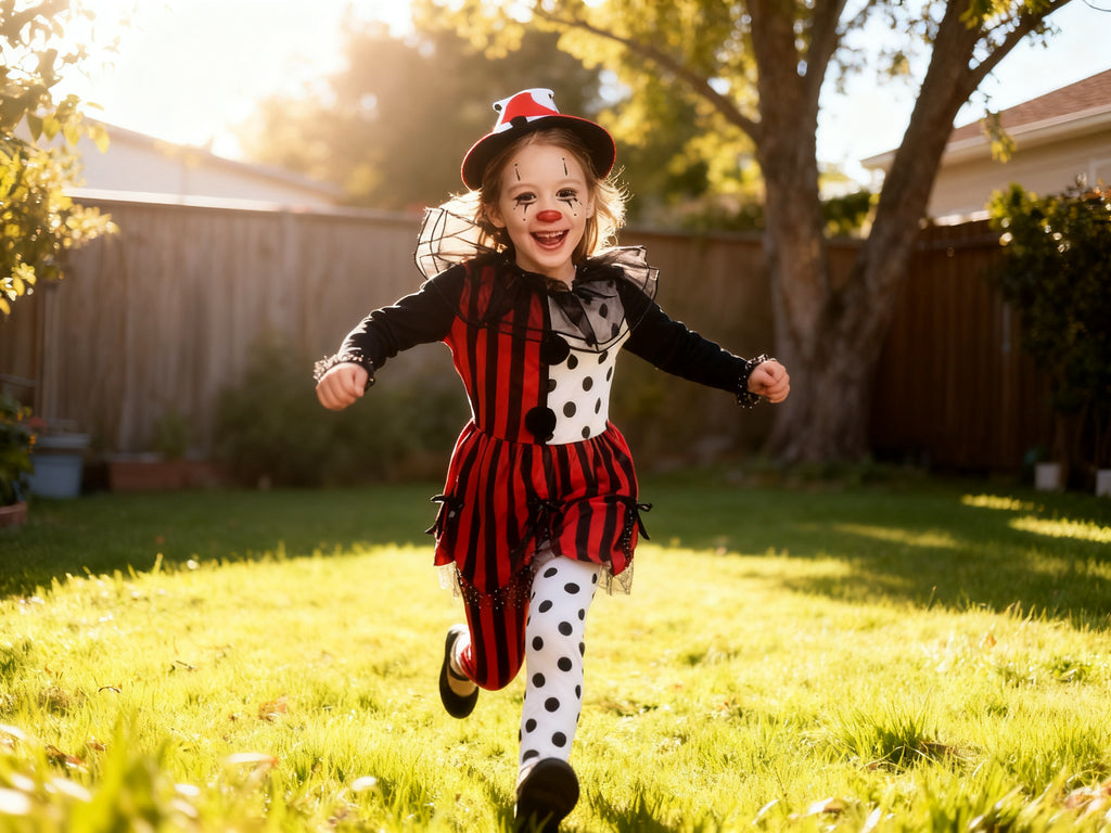 Disfraz de Payaso para Niña Set Completo