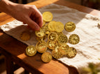 Monedas de Oro Pirata Simuladas Halloween 24 Unidades