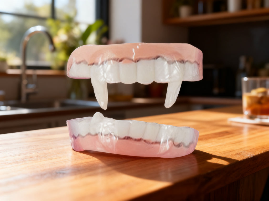 Dientes de Vampiro para Halloween 1 Unidad