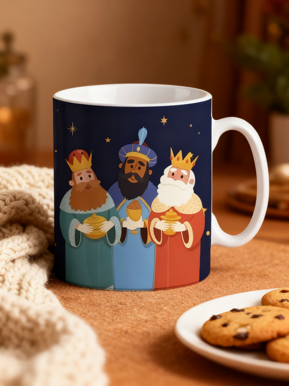 Taza de Reyes Magos en Caja Regalo