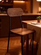 Silla Madera Metal Sigrid Moblekit
