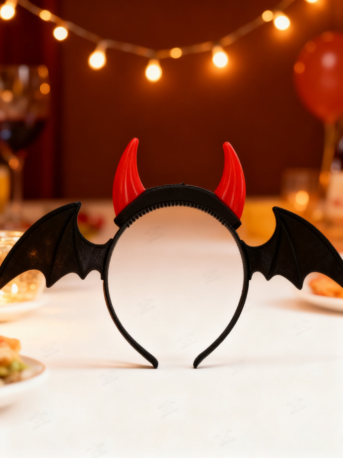 Diadema de Cuernos Iluminados Halloween