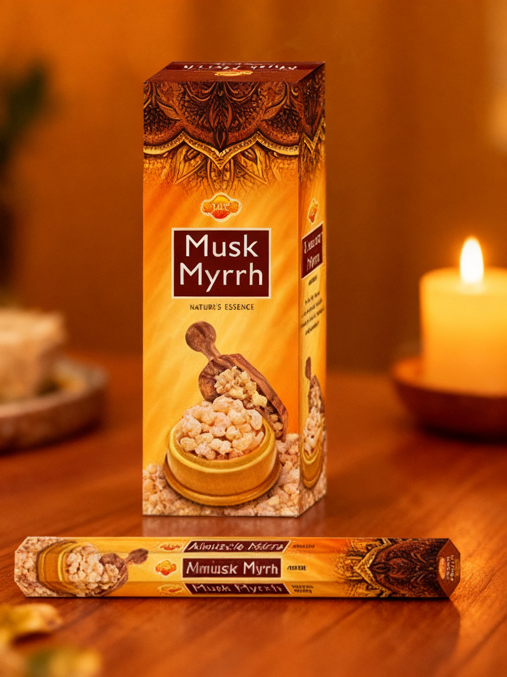 Incenso Musk Myrrh SAC Hex