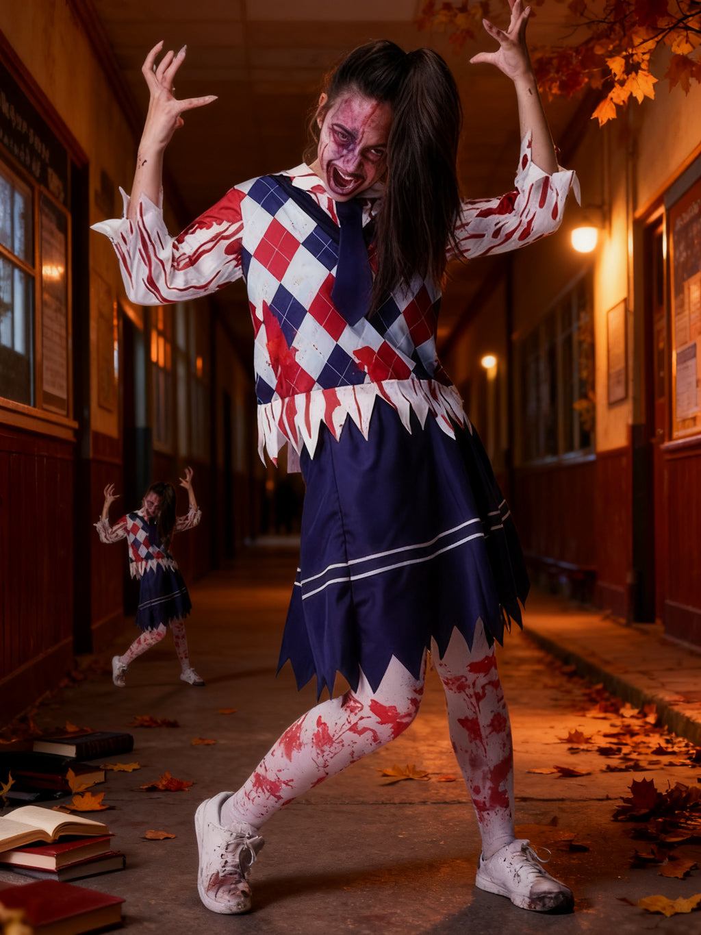 Disfraz de Estudiante Zombie para Mujer Adulta