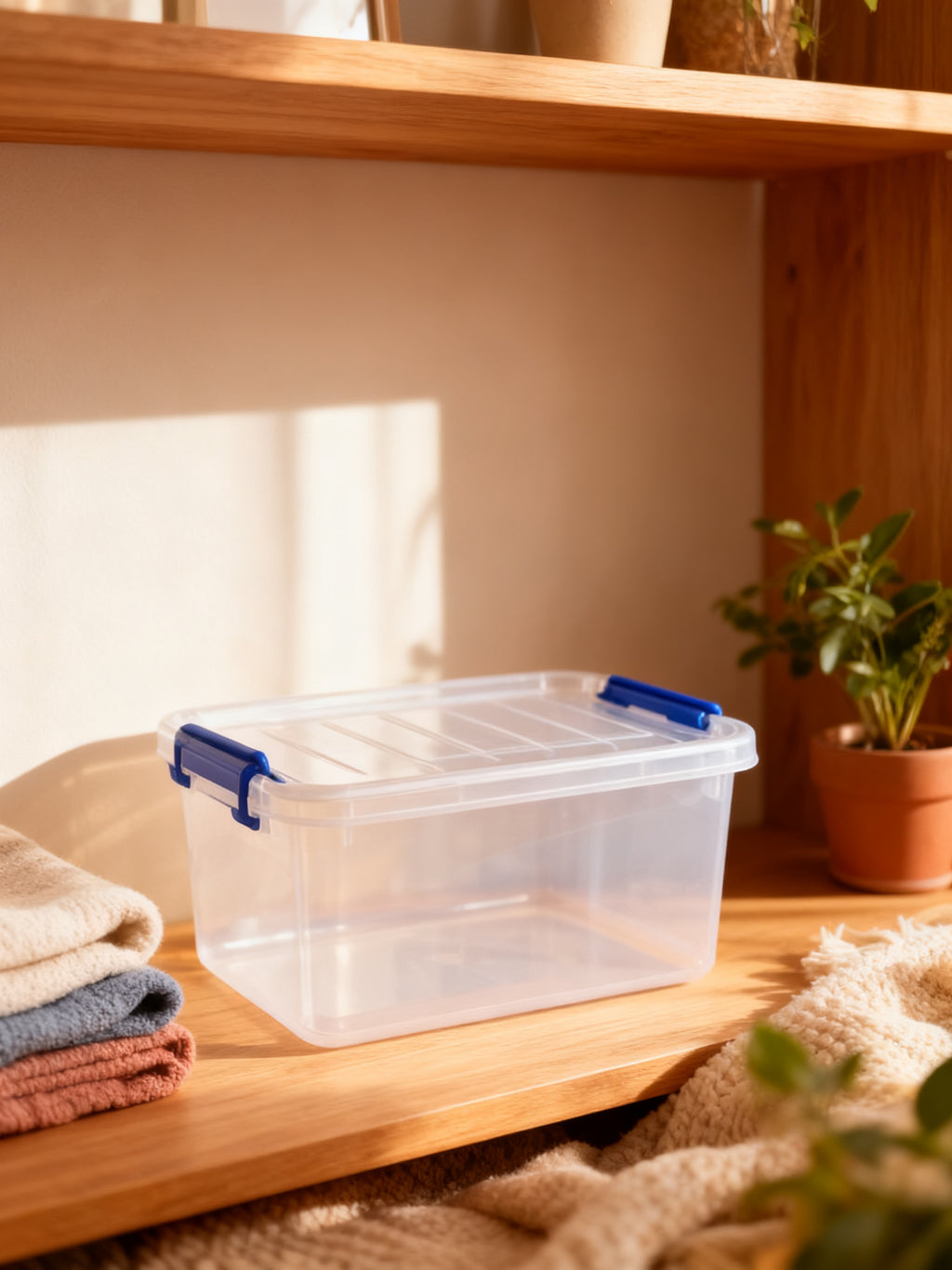 CAJA Nº 26 TRANSPARENTE TAPA SIN ASA 8 L