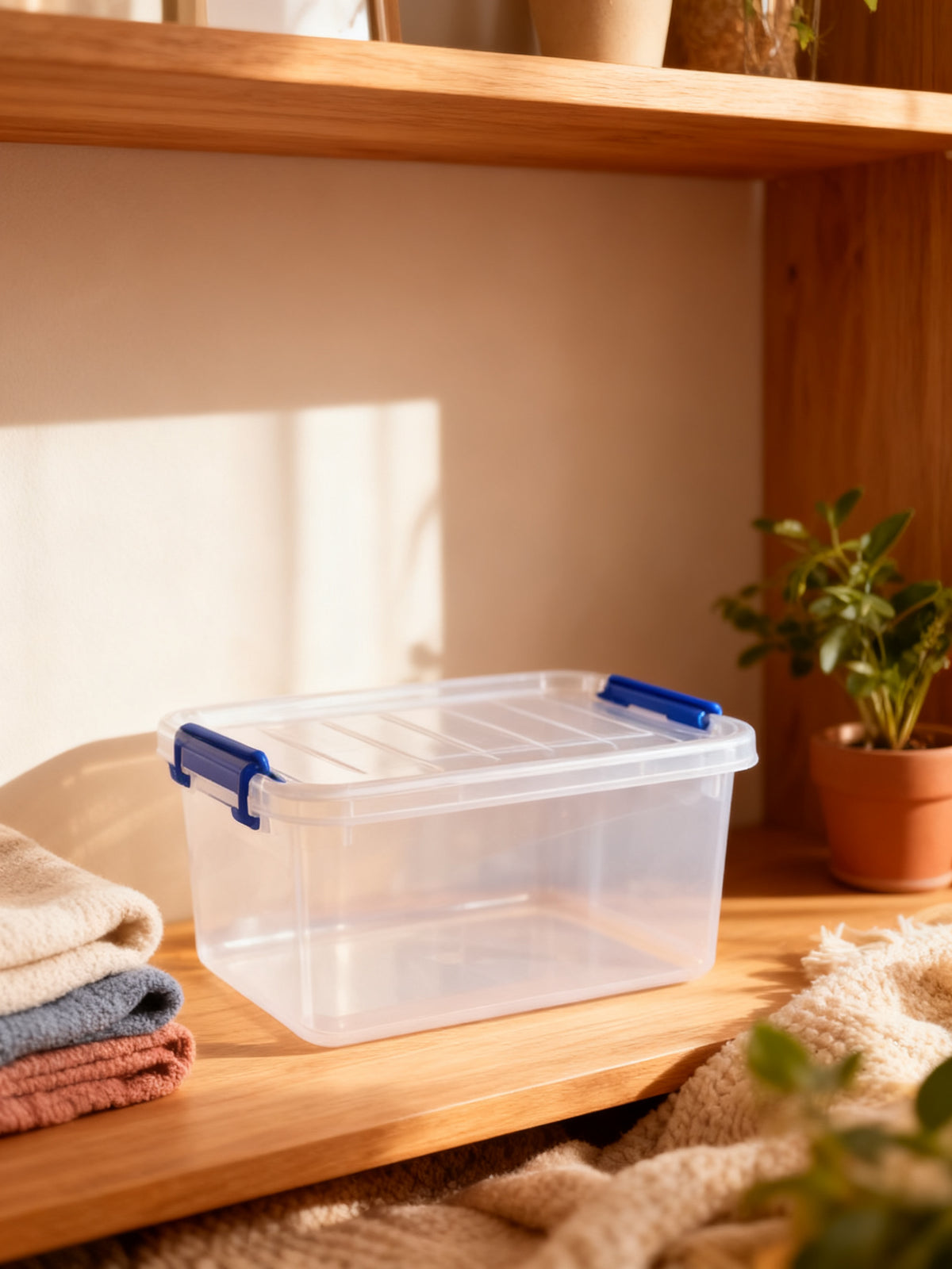 CAJA Nº 26 TRANSPARENTE TAPA SIN ASA 8 L