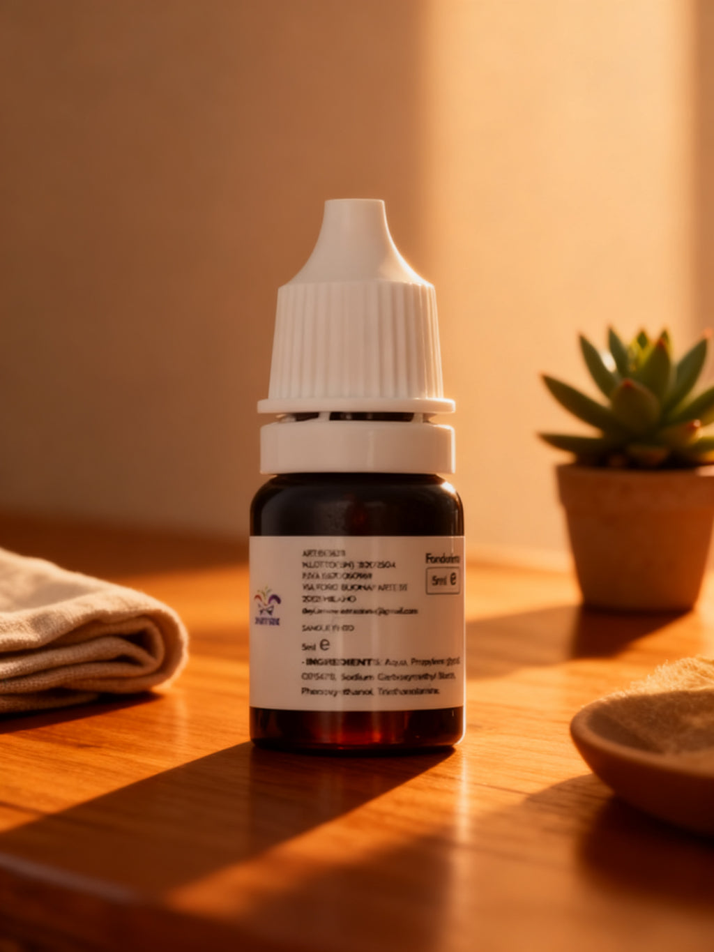 Botellas pequeñas de sangre falsa, 6 unidades