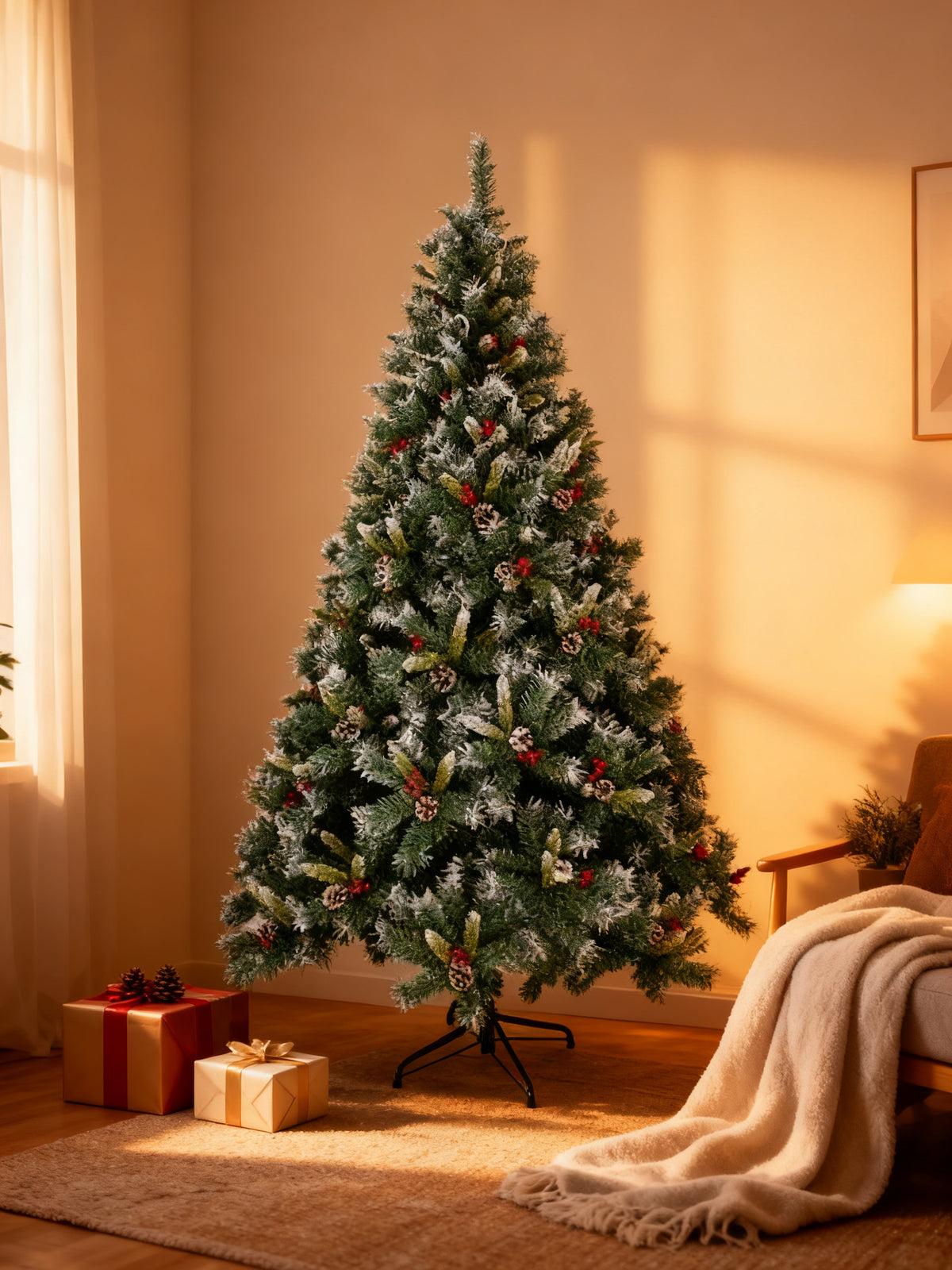 Arbol Navidad Con Adorno 120cm 220T