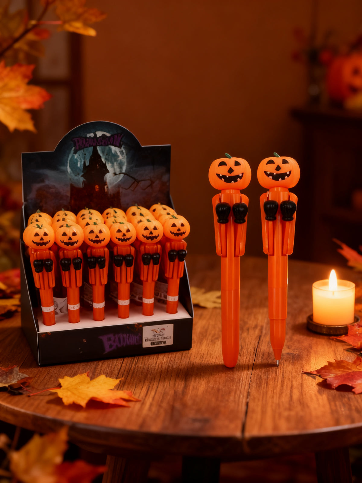Lápiz de Calabaza de Boxeo Halloween 1 Unidad