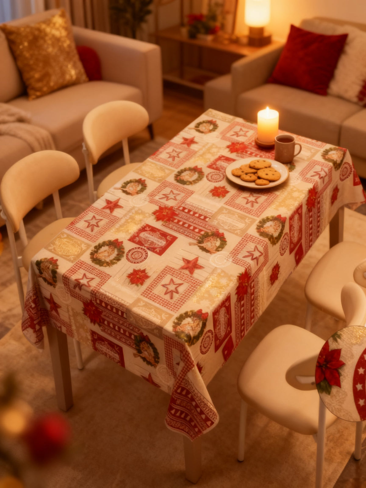Mantel Navidad Decorativo para Mesa