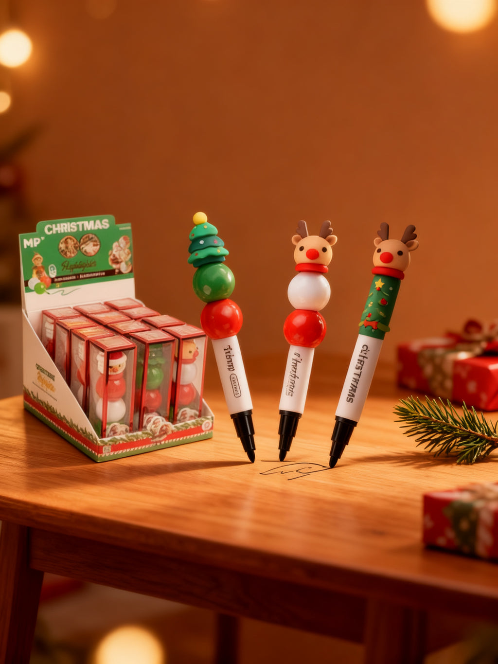 Marcadores Fluorescentes Navidad