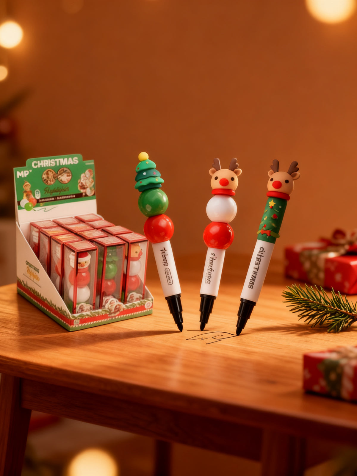 Marcadores Fluorescentes Navidad