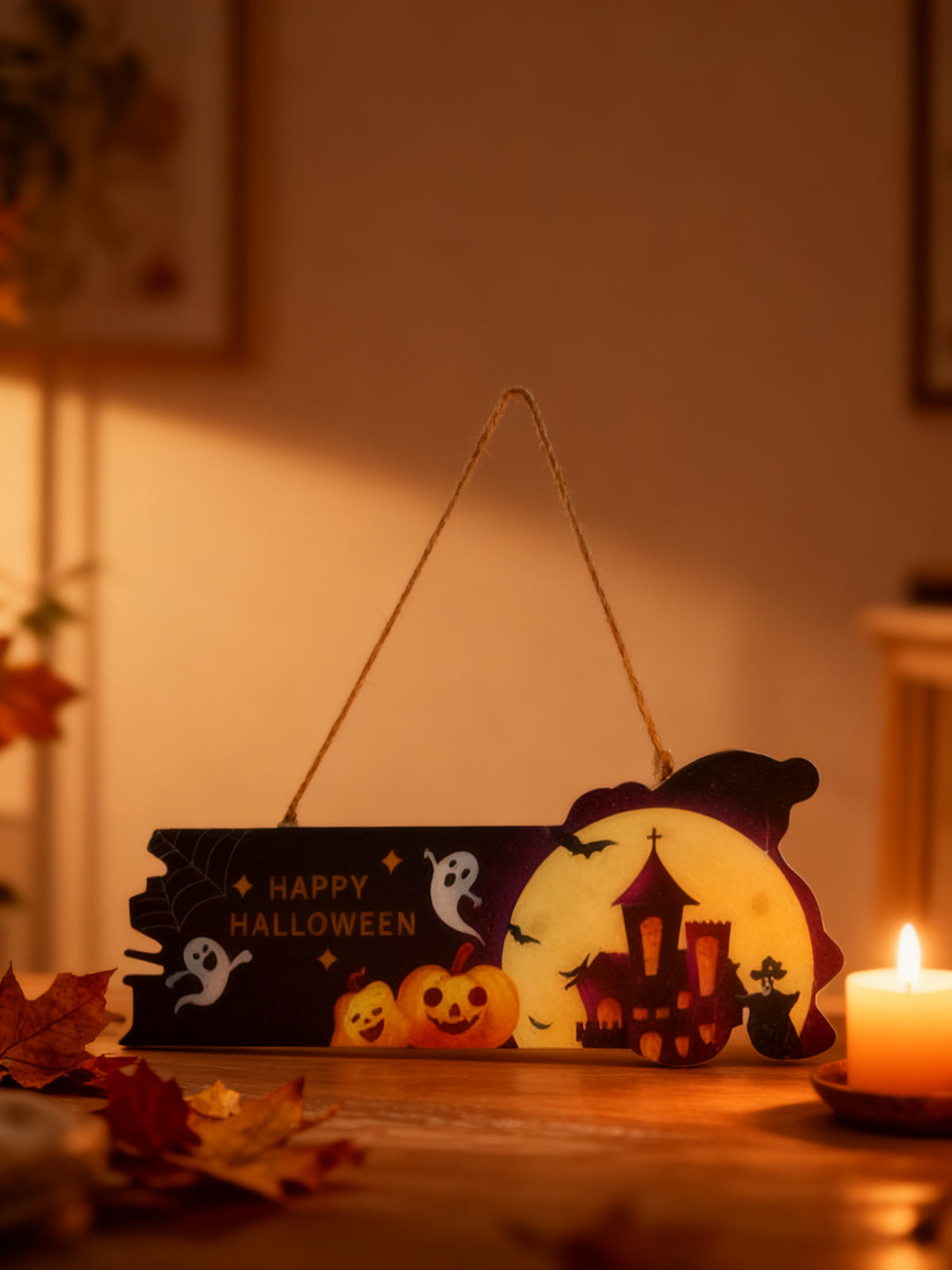CARTEL LUMINOSO DE HALLOWEEN