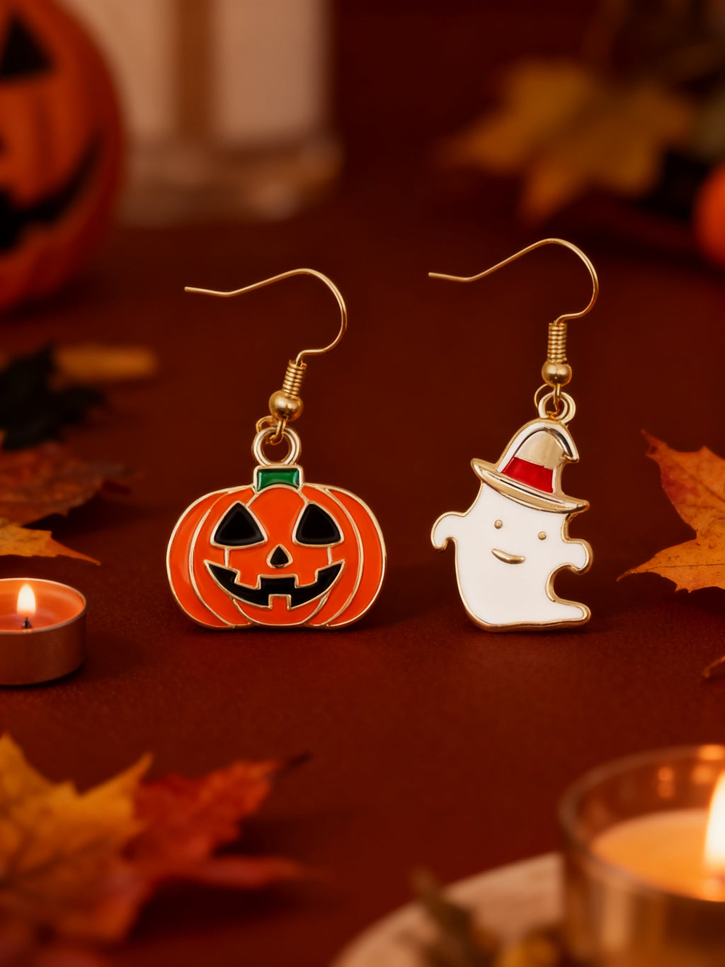 Pendientes Decorativos de Halloween 4 Piezas