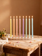 CANDELABROS DE SARGA 6 PIEZAS