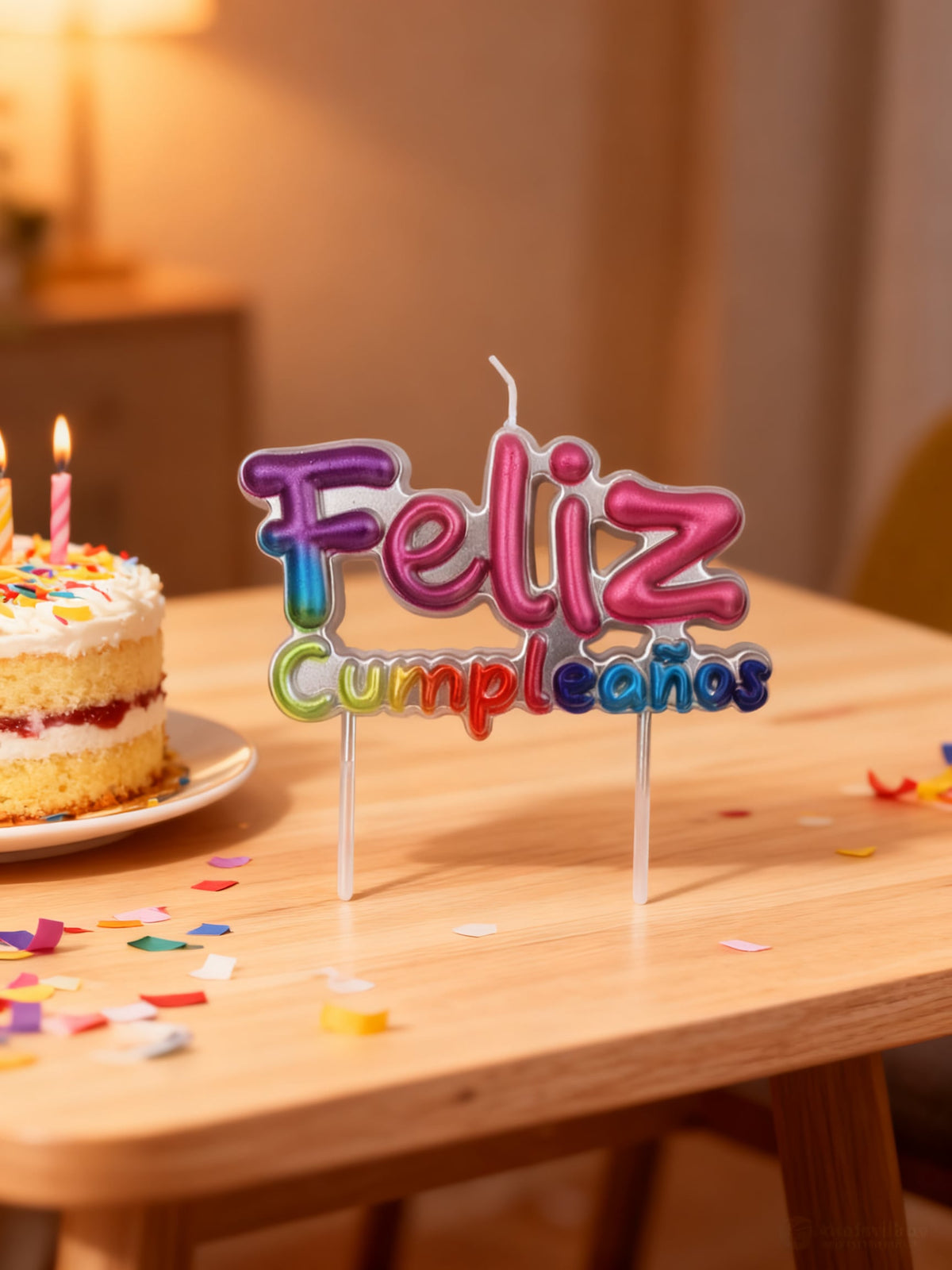 Vela Feliz Cumpleaños 3D