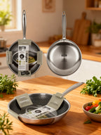 Sartén Acero Inducción Tríplex 24cm Quttin