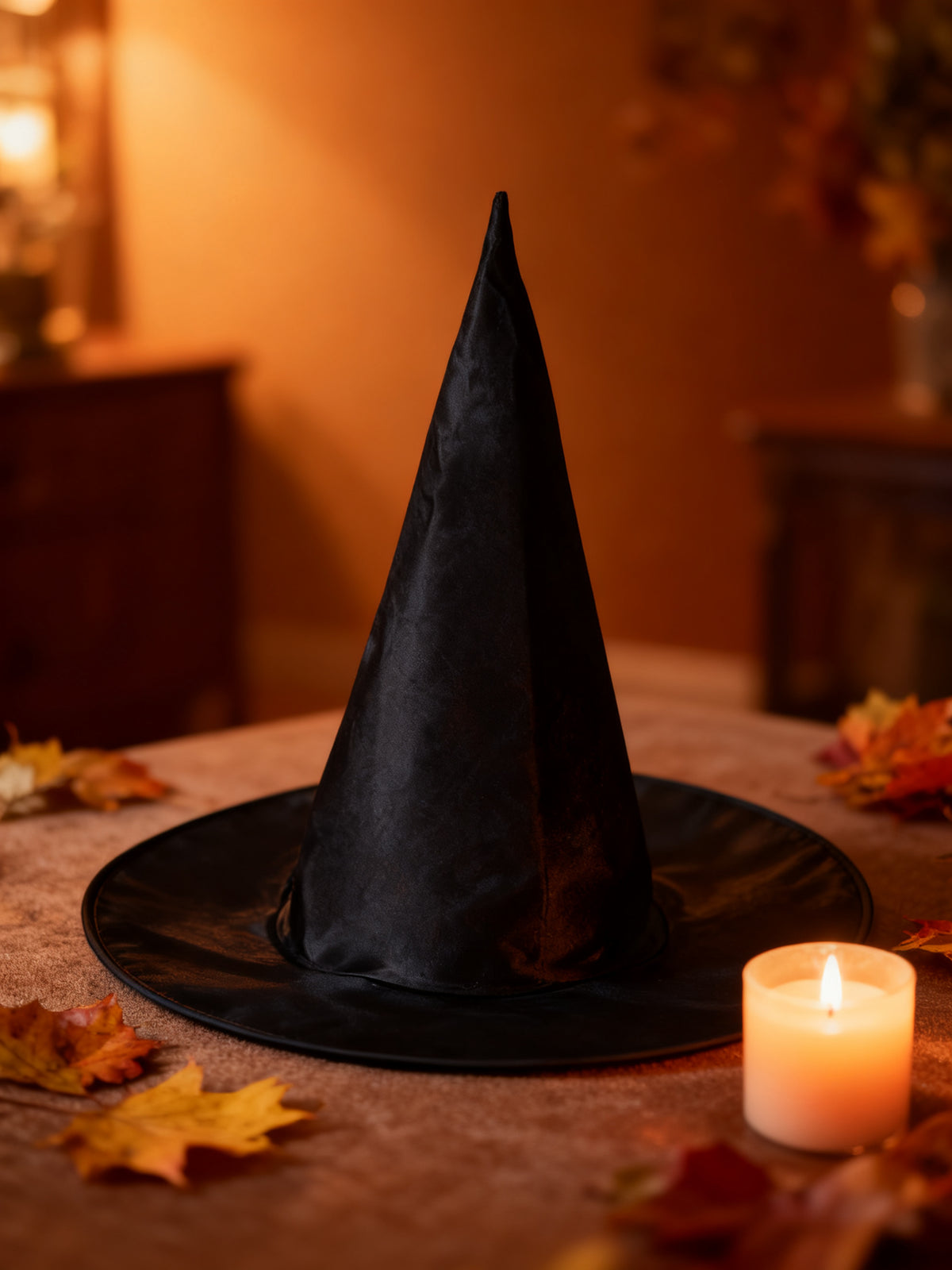 Gorro de Halloween Negro 38x34cm