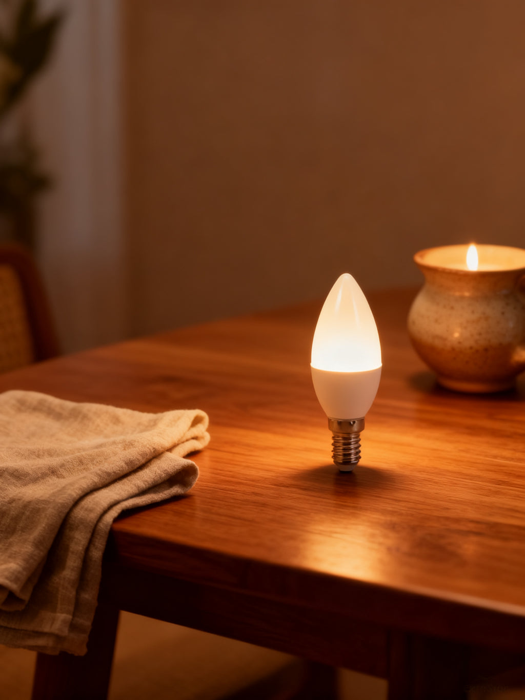 Bombilla LED C37 7W E14 Luz Natural 670LM