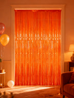 Cortina de Lágrimas Naranja Halloween 1x2m