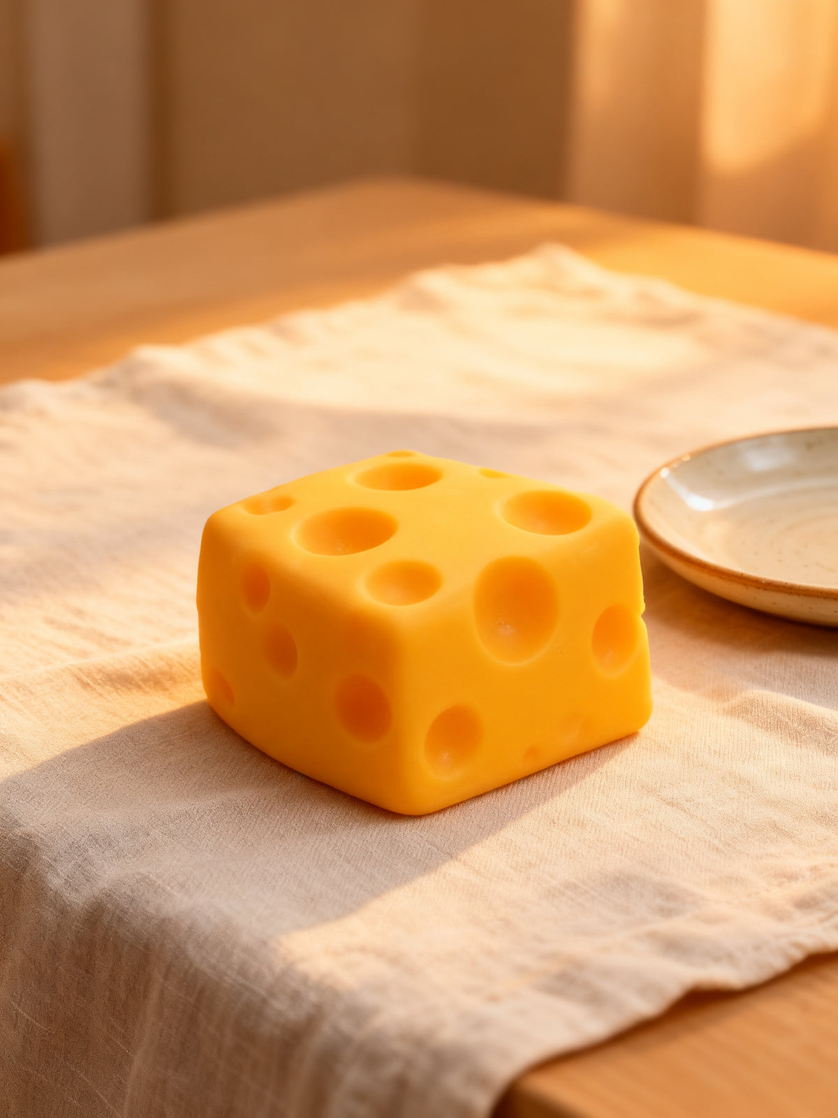 Squishy Bloque de Queso Grande