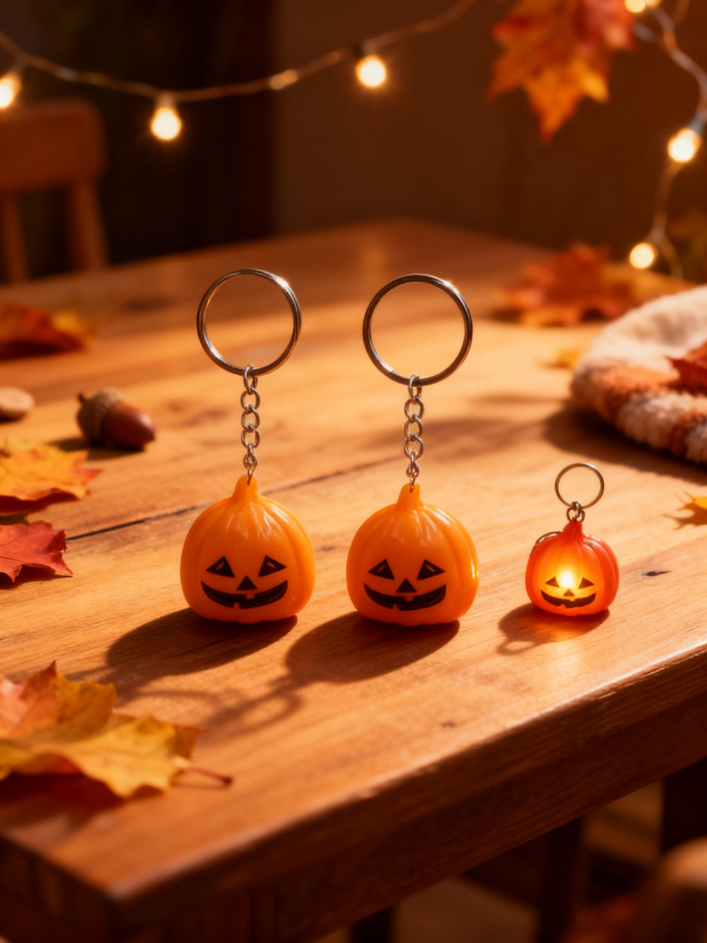 Llavero de Calabaza Halloween 2 Piezas