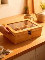 CAJA PARA TE DE BAMBU QUTTIN