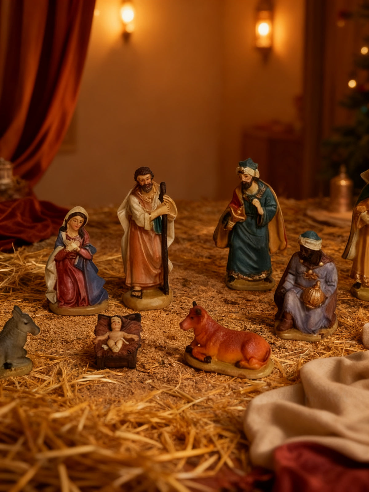 BELEN X8 12CM Figuras de Natividad