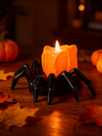 LINTERNA DE VELA DE ARAÑA DE HALLOWEEN