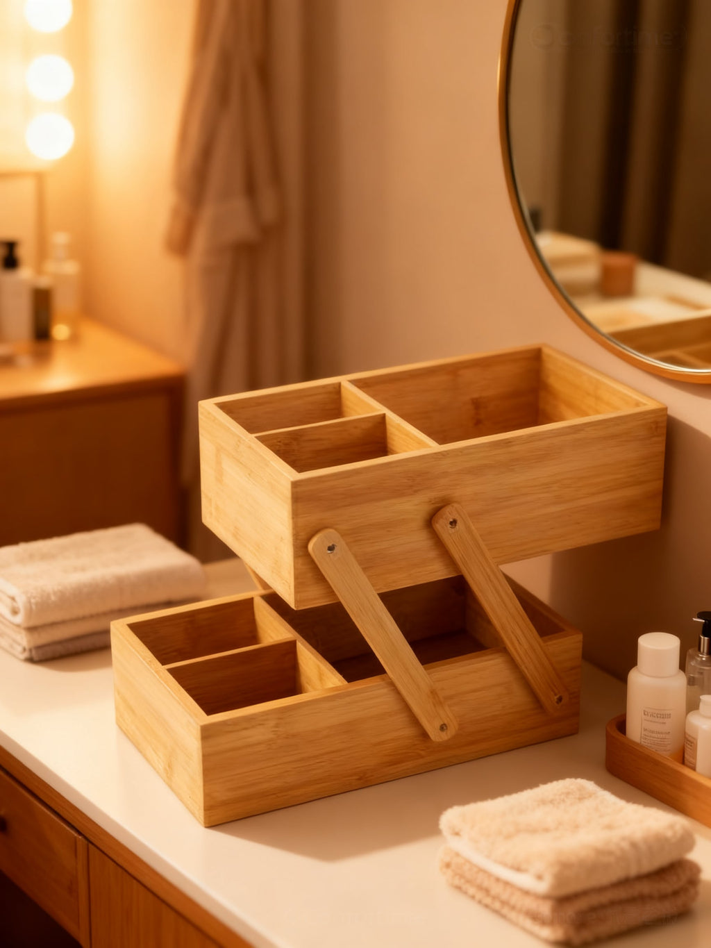 ORGANIZADOR BAMBU 2 NIVELES CONFORTIME