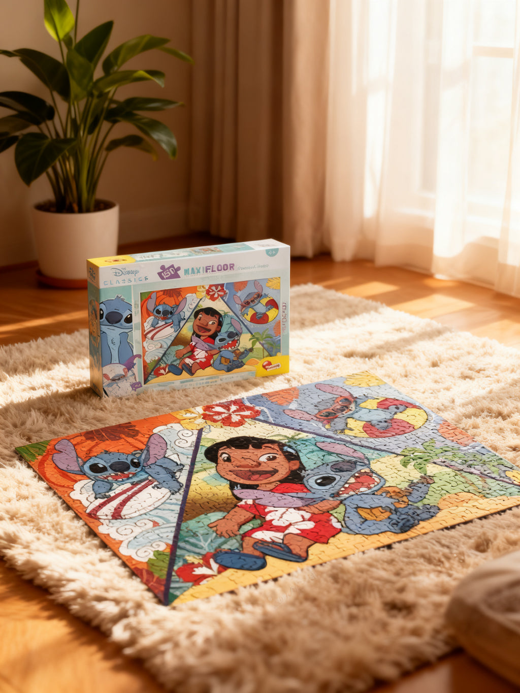 Puzzle Maxifloor Stitch Disney