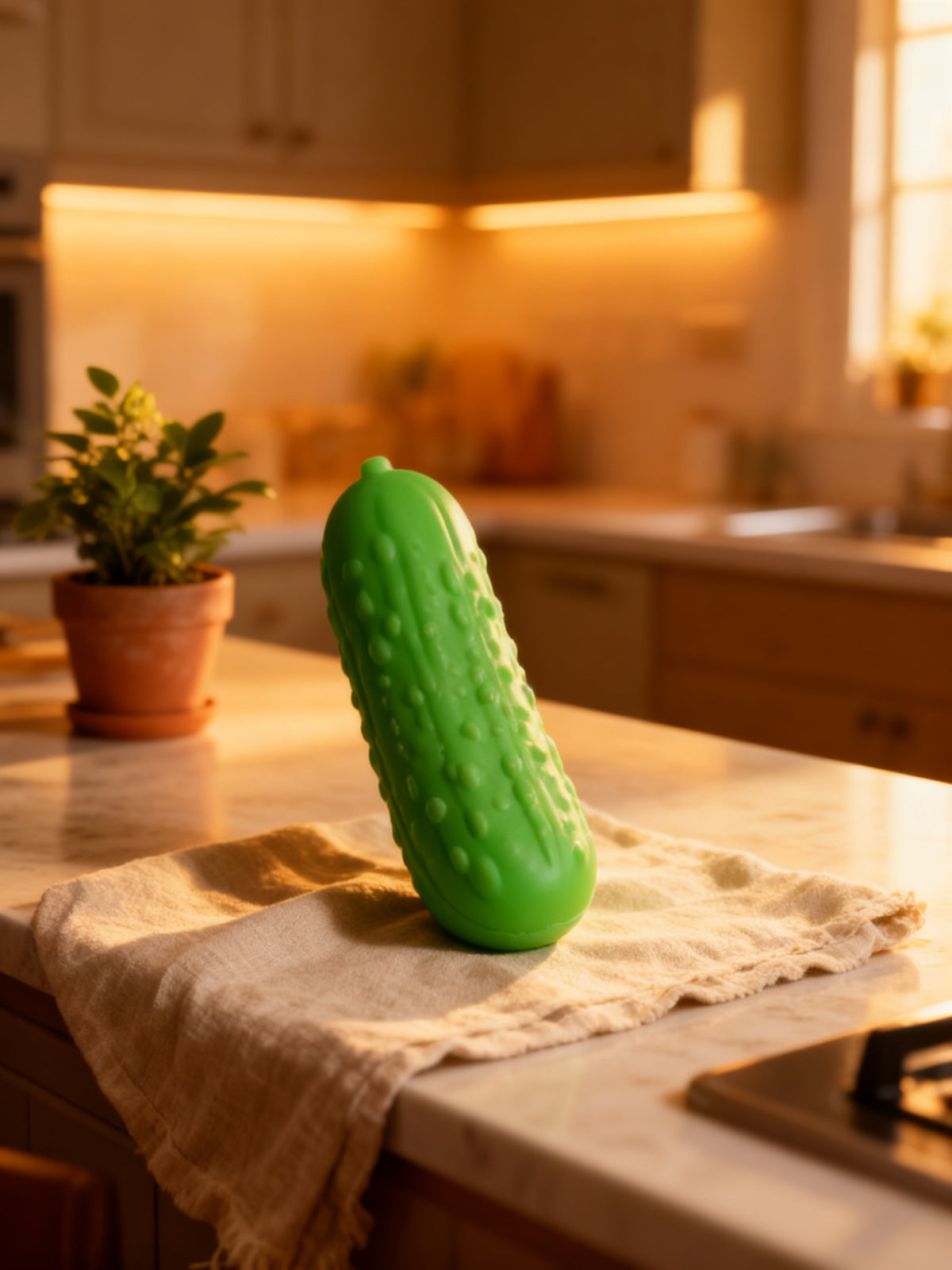 SQUISHY PEPINO GRANDE Juguete Antiestrés