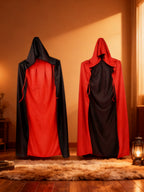 Capa Doble Cara Rojo-Negro 120cm