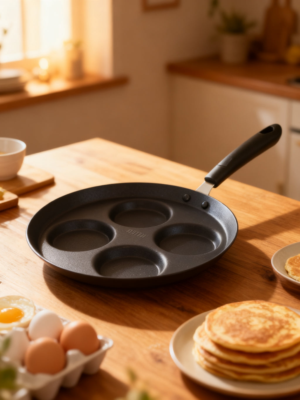 Sarten para Tortitas 4 Unds 24cm Quttin