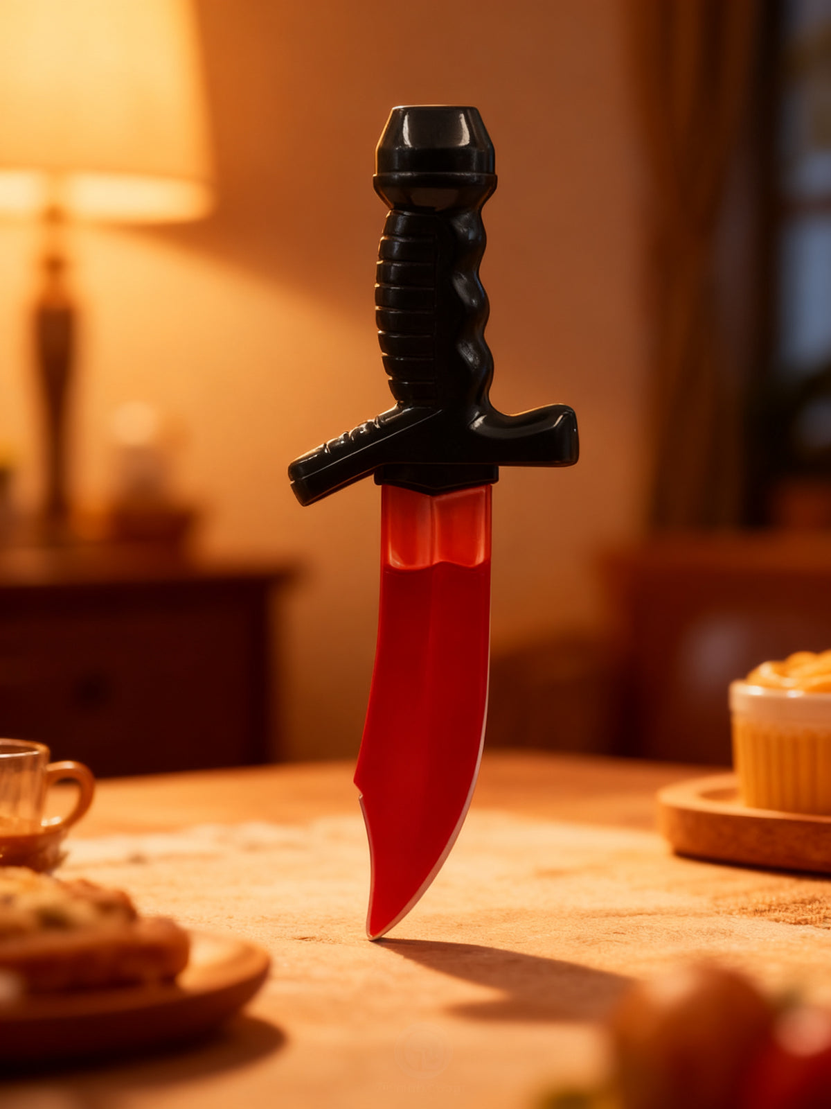 Cuchillo Daga Militar Sangriento para Halloween