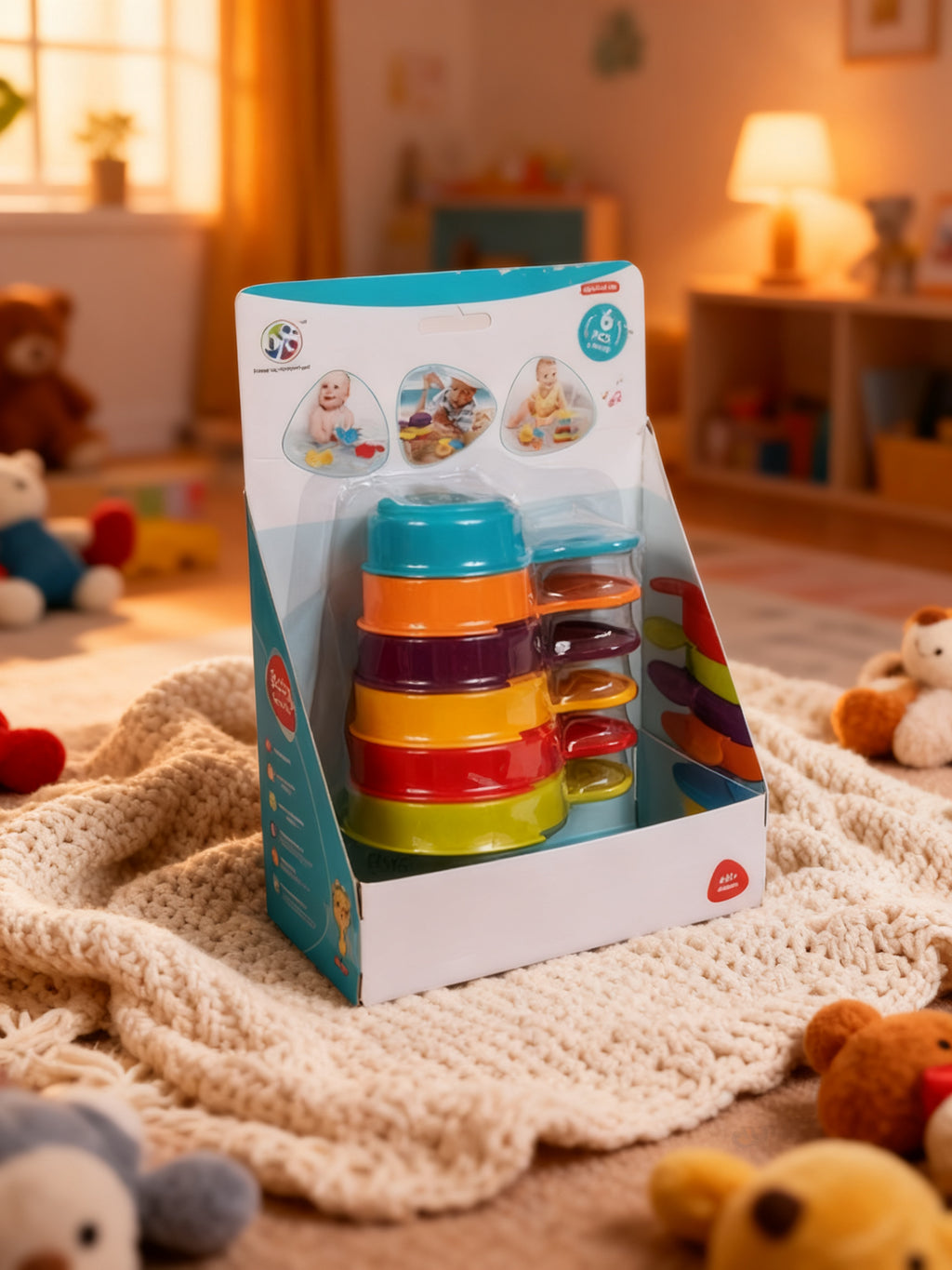 Piezas Apilables Colores 6pcs