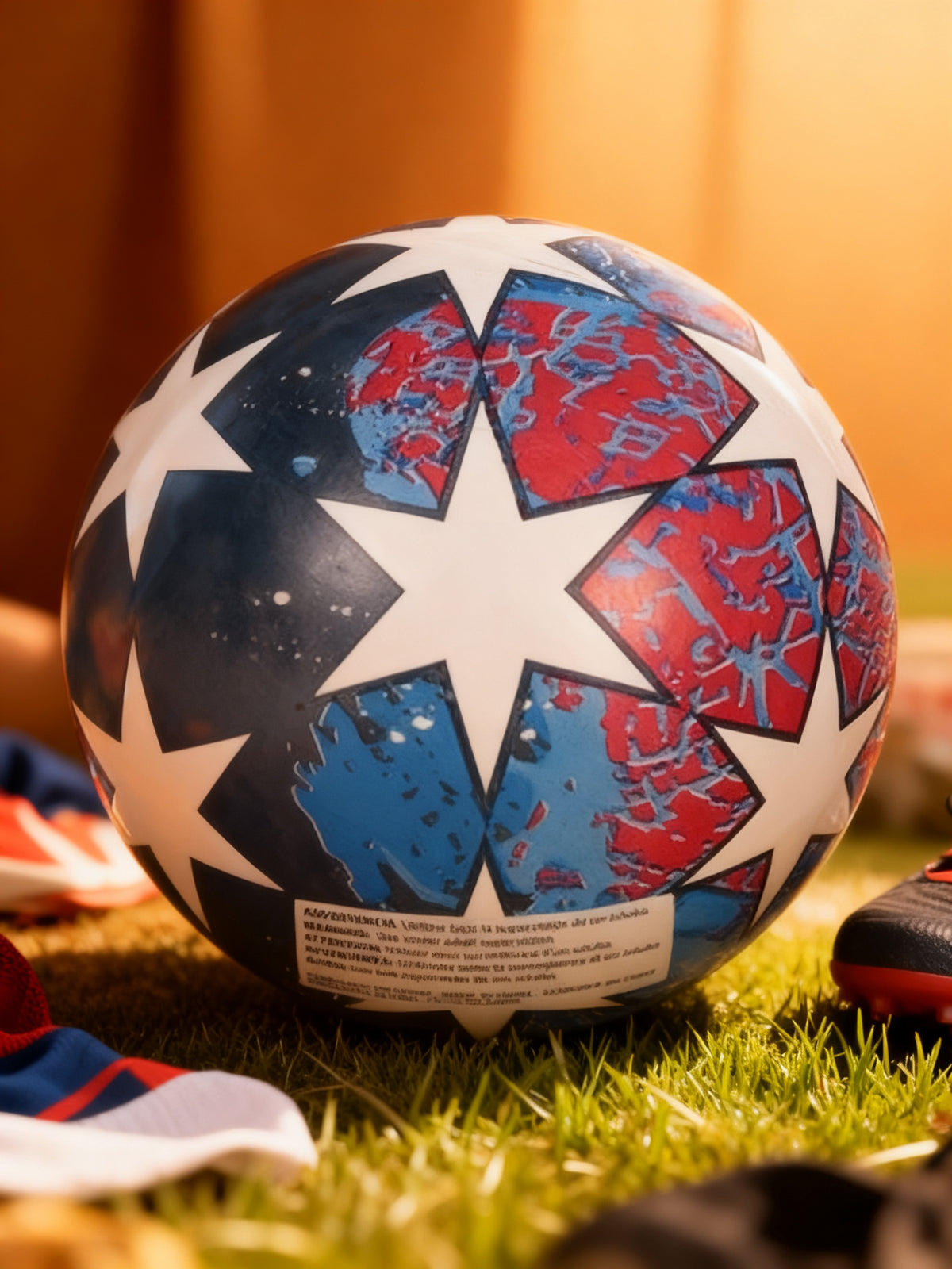 BALÓN PLÁSTICO ESTRELLAS 22 CM