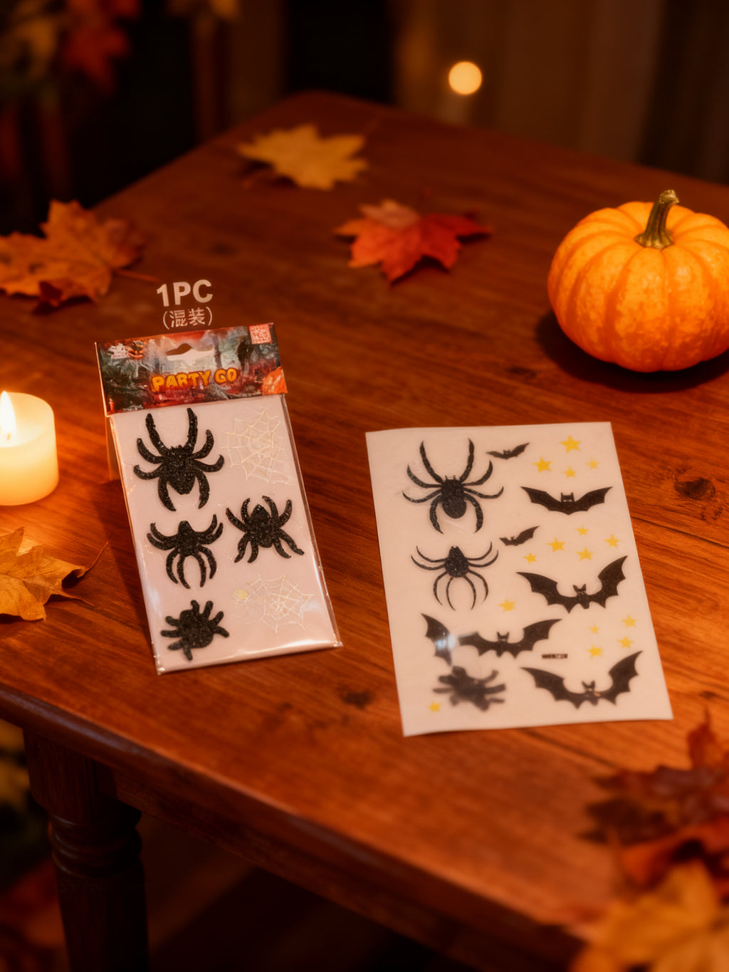 Pegatinas Luminiscentes de Halloween 1 Unidad