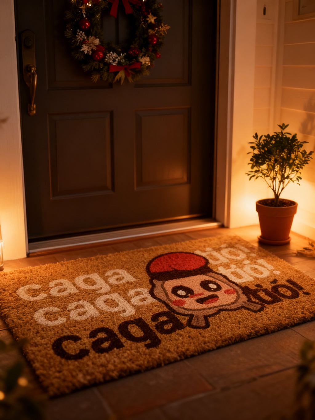 Felpudo Tio Nadal Rectangular Navideño
