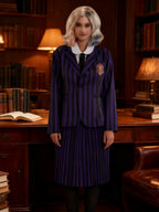 Traje de Vestido Wednesday para Adulto
