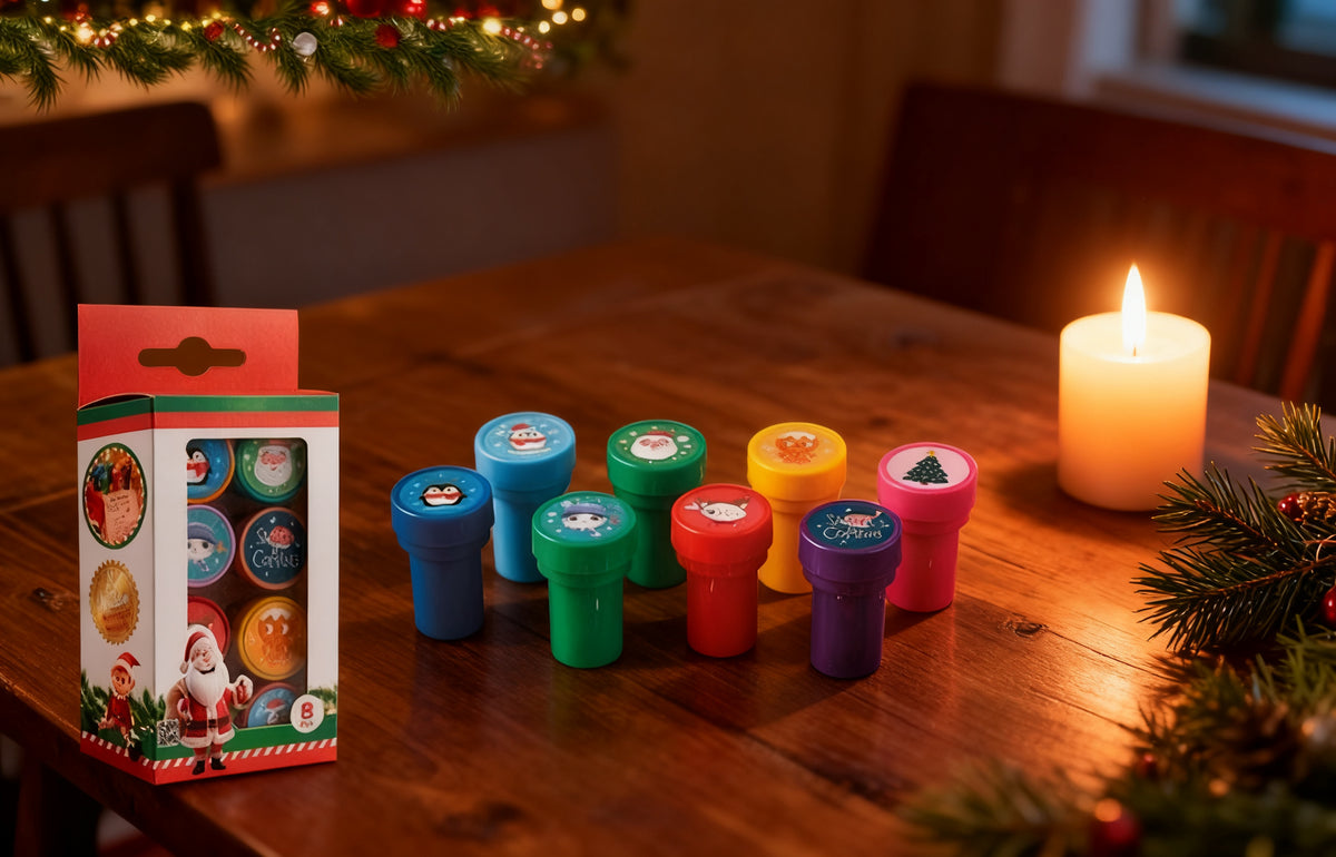 SELLOS CREATIVOS NAVIDEÑOS 8PCS