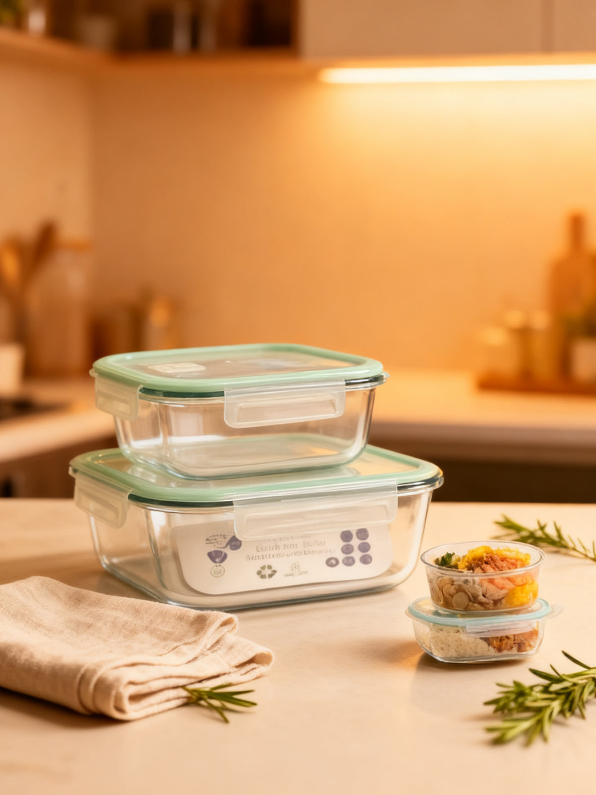 Fiambrera de Cristal