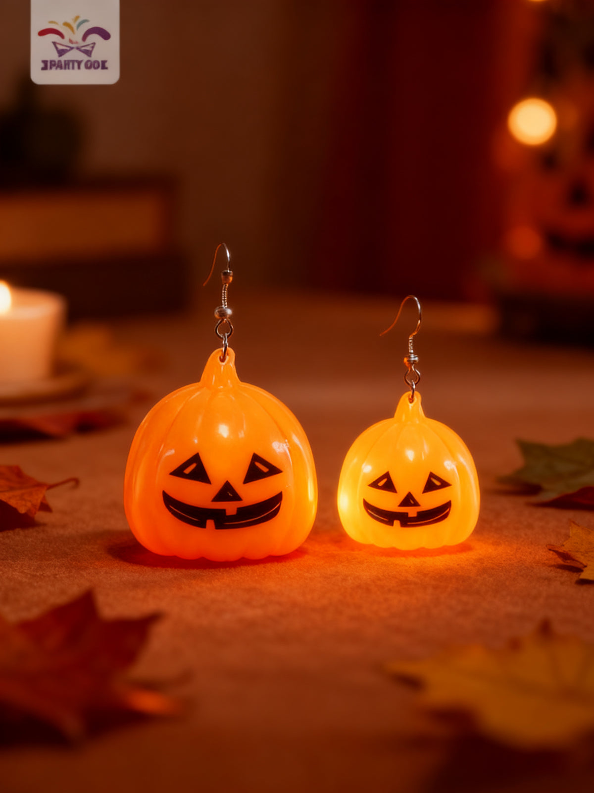 Pendientes de Calabaza Halloween 2 piezas