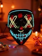 Mascarilla Fluorescente para Halloween 1 Pieza