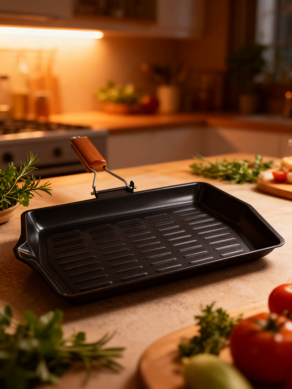 Asadora 38x24 Metal para Cocinar